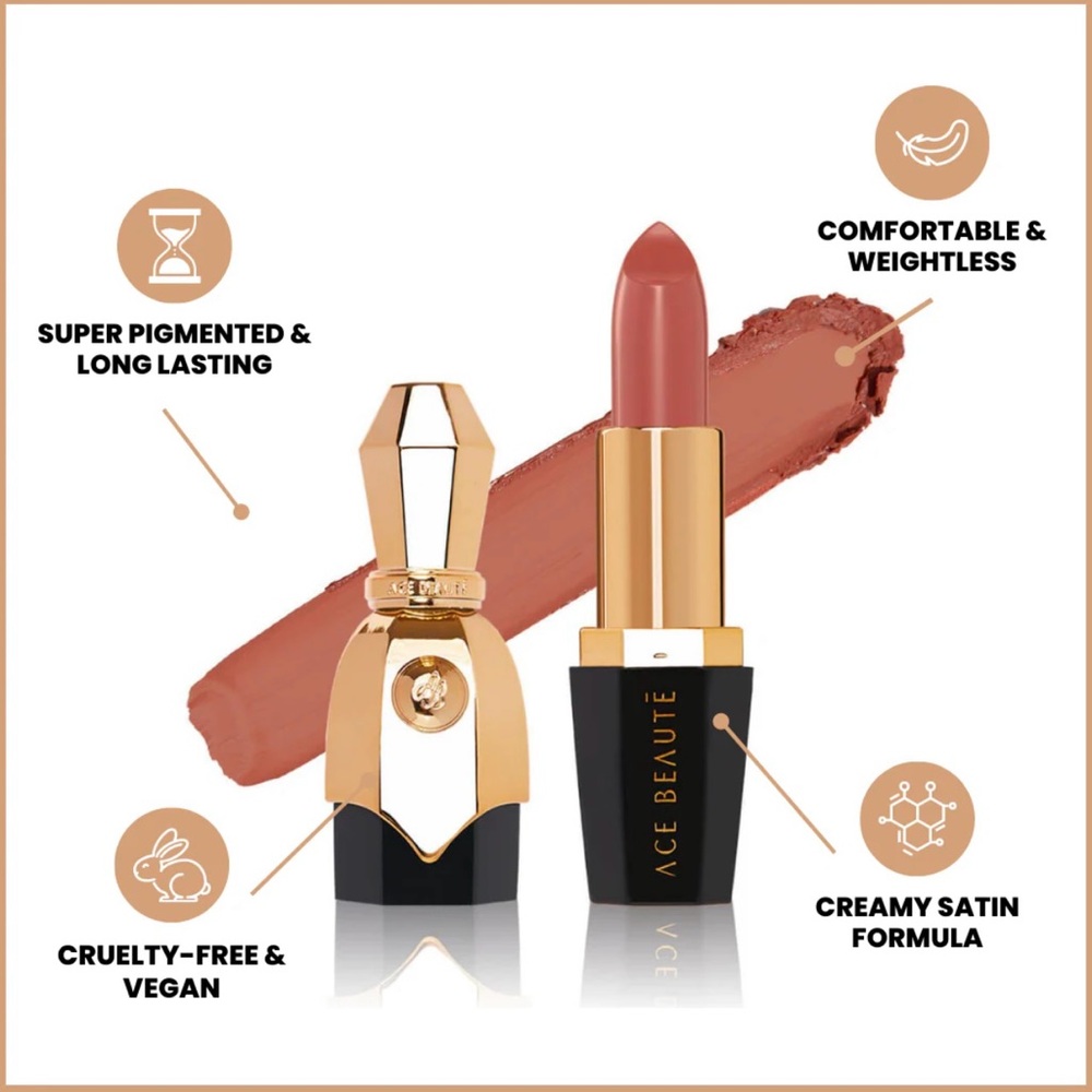 ACE BEAUTÉ POUT PERFECT LIPSTICK in shade name GRATITUDE - BRAND NEW in the box. - Picture 9 of 12